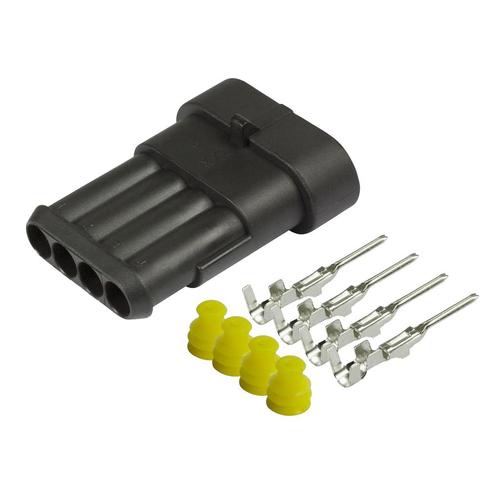 AMP Superseal 4-Polig Male, 2.50mm², Auto-onderdelen, Elektronica en Kabels, Nieuw, Ophalen of Verzenden