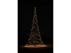 FlinQ Vlaggenmast Kerstboom 3m Warmwit - Licht Kerstboom -, Verzenden, Nieuw