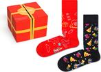Happy Socks - 36-40 - happy holiday giftbox 4P multi, Kleding | Dames, Sokken en Kousen, Nieuw, Verzenden