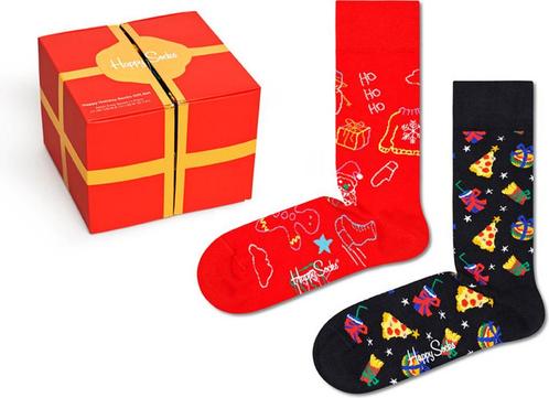 Happy Socks - 36-40 - happy holiday giftbox 4P multi, Kleding | Dames, Sokken en Kousen, Verzenden