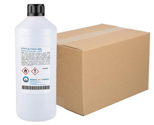 Wmm Chemie Ethylalcohol 99 12x 1 liter, doos, Doe-het-zelf en Verbouw, Overige Doe-het-zelf en Verbouw, Nieuw, Verzenden