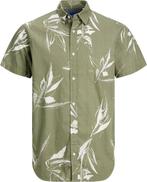 JACK&JONES PLUS JORCRAYON AOP SHIRT SS PLS Heren Overhemd -, Nieuw, Verzenden