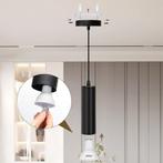 Hanglamp Industrieel - GU10 Fitting - 2 stuks - Zwart - Aigo, Verzenden, Nieuw