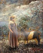 Romeo Gerla (1898-1980) - Donna pensierosa