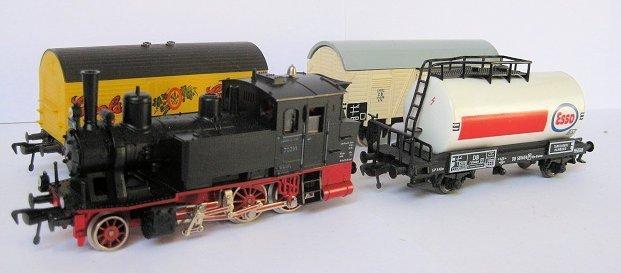 Fleischmann H0 - 4016, 5045, 1475, 1461 - Treinset (4) -, Hobby en Vrije tijd, Modeltreinen | H0