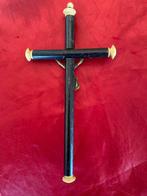 Georgiaanse stijl Crucifix - Been, Hout, Metaal - 1900-1910