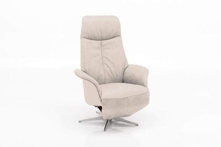 Relaxfauteuil Delfgauw - relaxfauteuils - Creme, Huis en Inrichting, Stoelen, Nieuw, Stof