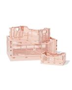 HEMA Klapkrat letterbord recycled lichtroze, Huis en Inrichting, Kasten | Overige, Verzenden, Nieuw