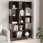 vidaXL Boekenkast 102x28x172 cm bewerkt hout bruin, Huis en Inrichting, Verzenden, Nieuw, Overige houtsoorten