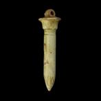 Oude Egypte, late periode Faience grote Papyrus - Scepter, Antiek en Kunst