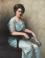 Deutsche Schule (XIX-XX) - Porträt einer Dame, Antiek en Kunst