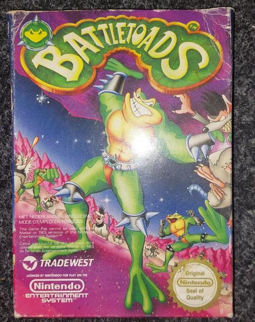 Battletoads (NES tweedehands game), Spelcomputers en Games, Games | Nintendo NES, Zo goed als nieuw, Ophalen of Verzenden