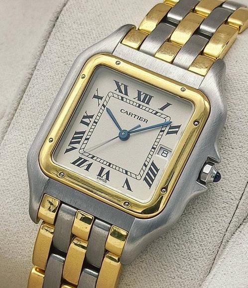 Cartier - Panthère de Cartier Jumbo 3-Row - W25027B8 -, Sieraden, Tassen en Uiterlijk, Horloges | Heren