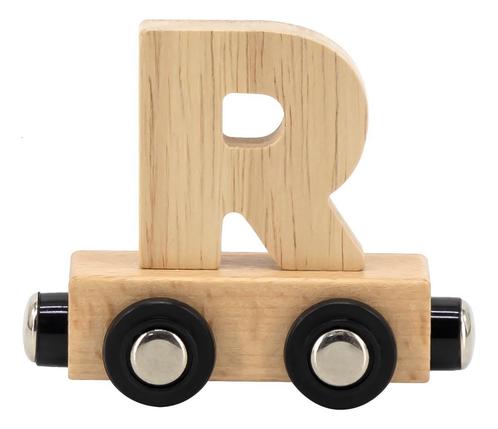 Tryco Houten Naturel Lettertrein - Letter R TR-353065, Kinderen en Baby's, Kinderkamer | Inrichting en Decoratie, Nieuw, Verzenden