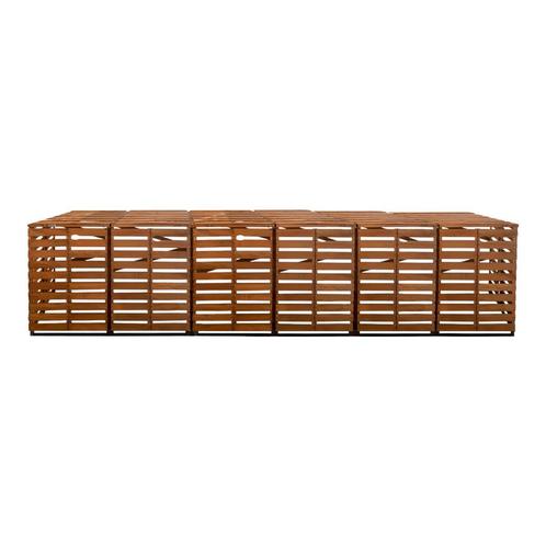 6x Containerombouw | Kliko ombouw | Containerberging | Bruin, Tuin en Terras, Bergingen en Tuinkasten, Nieuw, Hout, Containerberging