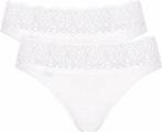 Sloggi Dames Pure Sense Luxe Tai C2P Slip wit 42, Kleding | Dames, Ondergoed en Lingerie, Verzenden