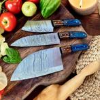 Hand Forged in D2 Tool Steel , Unique kitchen knife wooden