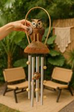 Decoratief ornament - Indonesië - Windgong met uil