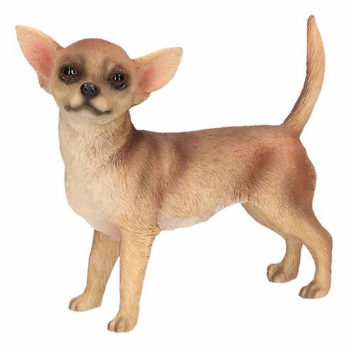 Beeldje Chihuahua bruin 10 cm - Beeldjes, Verzamelen, Beelden en Beeldjes, Verzenden