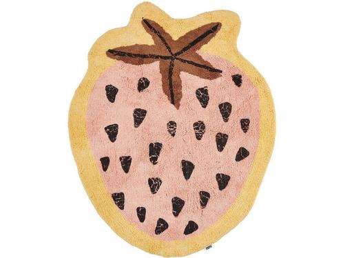 Vloerkleed Kinderkamer – Aardbei - Roze Vloerkleed - 120 x, Huis en Inrichting, Stoffering | Tapijten en Kleden, Nieuw, Verzenden