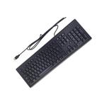 HP 697737-L31 USB toetsenbord zwart, Bedraad, Nieuw, Multimediatoetsen, HP