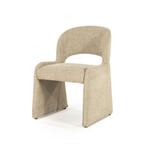 Stoel Eleonora ODETTE Taupe *NIEUW* Eetkamerstoel, Overige kleuren, Nieuw, Ophalen of Verzenden, Soft Modern Design