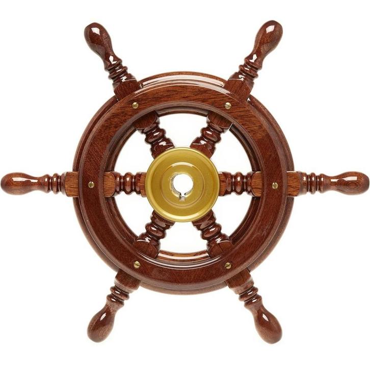 Houten Stuurwiel Boot Mahonie 320mm, Watersport en Boten, Accessoires en Onderhoud, Ophalen of Verzenden