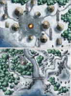D&D - Icewind Dale Encounter Map Set | GaleForce9 -, Hobby en Vrije tijd, Gezelschapsspellen | Bordspellen, Nieuw, Verzenden