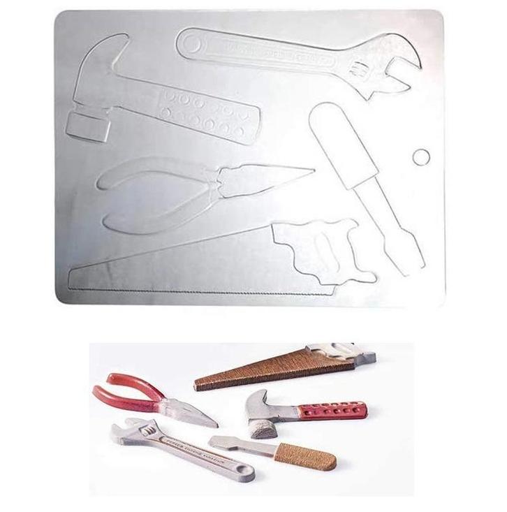 Martellato Chocolademal Gereedschap (4x), Hobby en Vrije tijd, Taarten en Cupcakes maken, Nieuw, Verzenden