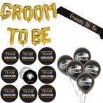 16-delige set Goom to Be met ballonnen, sjerp en buttons, Hobby en Vrije tijd, Feestartikelen, Verzenden, Nieuw, Versiering, Geboorte of Huwelijk