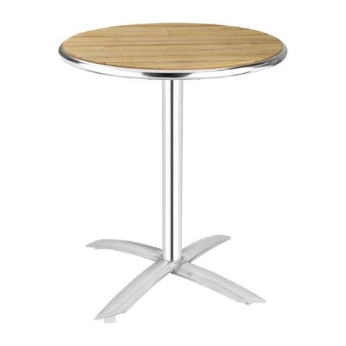 Inklapbare Tafel | Hout/Aluminium | Essenhout Blad |, Zakelijke goederen, Horeca | Keukenapparatuur, Nieuw in verpakking, Verzenden
