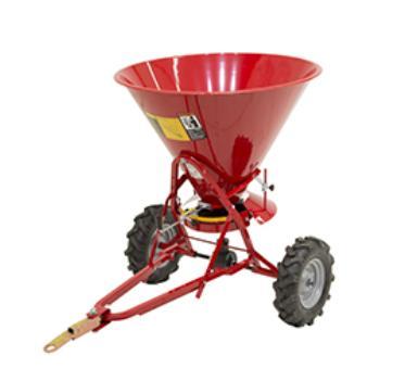 Zoutstrooier, getrokken strooiwagen 149 liter Staal Rood, Zakelijke goederen, Kantoor en Winkelinrichting | Magazijn, Stelling en Opslag