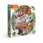 Mushrooms and Butterflies Puzzel (500 stukjes) | eeBoo -, Hobby en Vrije tijd, Denksport en Puzzels, Nieuw, Verzenden