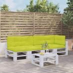vidaXL Palletkussens 5 st stof heldergroen, Verzenden, Nieuw, Groen