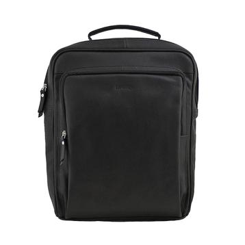 Landley 13 inch Laptop Rugtas - Dames/Heren - Leer - Zwart beschikbaar voor biedingen