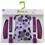 Qibbel stylingset luxe dots paars past op voorzitje, Verzenden, Nieuw