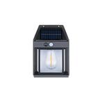 LED solar wandlamp - Schemer + bewegingssensor - Warm wit, Tuin en Terras, Zonne-energie, Minder dan 50 watt, Wandlamp, Led