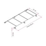 Fiamma Roof Rail Ducato Deep Black 05808A01A, Auto diversen, Dakdragers, Ophalen of Verzenden, Nieuw