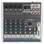 Retourdeal - Vonyx VMM-K602 6 kanaals muziekmixer met Blueto, Verzenden, Zo goed als nieuw
