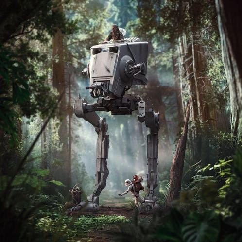 Star Wars Demi Art Scale Statue 1/20 AT-ST and Chewbacca 53, Verzamelen, Star Wars, Nieuw, Ophalen of Verzenden
