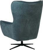 leren moderne draaifauteuil -  ( leer), Nieuw, Ophalen of Verzenden, Landelijk, 75 tot 100 cm