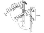 MONTAGESET TAFEL VOOR STUURKOLOM RVS, Watersport en Boten, Ophalen of Verzenden, Nieuw, Zeilboot of Motorboot