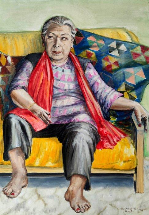 École hollandaise contemporaine (XX) - Mémoire maternelle, Antiek en Kunst, Kunst | Schilderijen | Klassiek