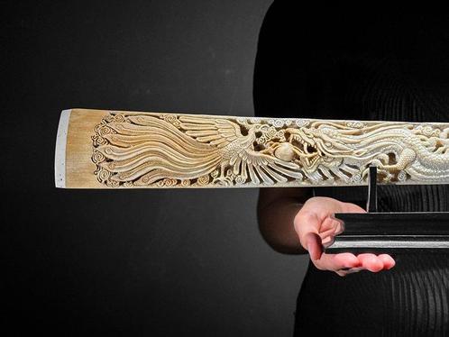 GEEN MINIMUMVERKOOPPRIJS - Fijn gesneden, gepatineerd, Antiek en Kunst, Kunst | Designobjecten