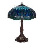 Tiffany tafellamp – Libellen &amp; Cabochons – Ø 40 cm, Verzenden, Nieuw