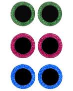 Dierenogen Blauw/Roze/Groen (60 stuks), Nieuw