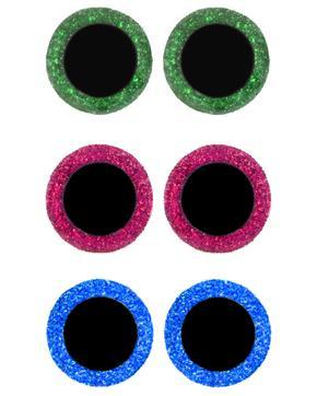 Dierenogen Blauw/Roze/Groen (60 stuks), Hobby en Vrije tijd, Naaien en Fournituren, Nieuw