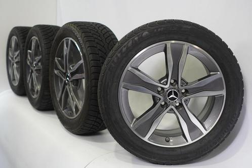 Mercedes C-Klasse W205 S205 C205 17 inch velgen Bridgestone, Auto-onderdelen, Banden en Velgen, Velg(en), Gebruikt, 17 inch, Winterbanden