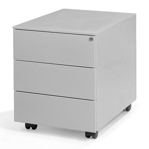 Verrijdbaar Ladeblok Medium 60 - 3 laden - Aluminium, Huis en Inrichting, Kasten | Ladekasten, Ophalen of Verzenden