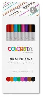 Colorista - Fine-Liner Pens - Vivid Expressions 8 st, Verzenden, Nieuw